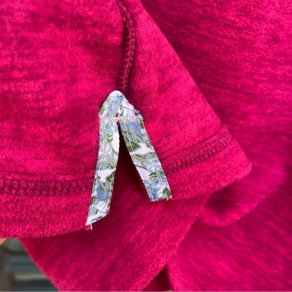 Tommy Bahama Fuchsia 1/4-Zip Fleece Pullover XL - Picture 7 of 11